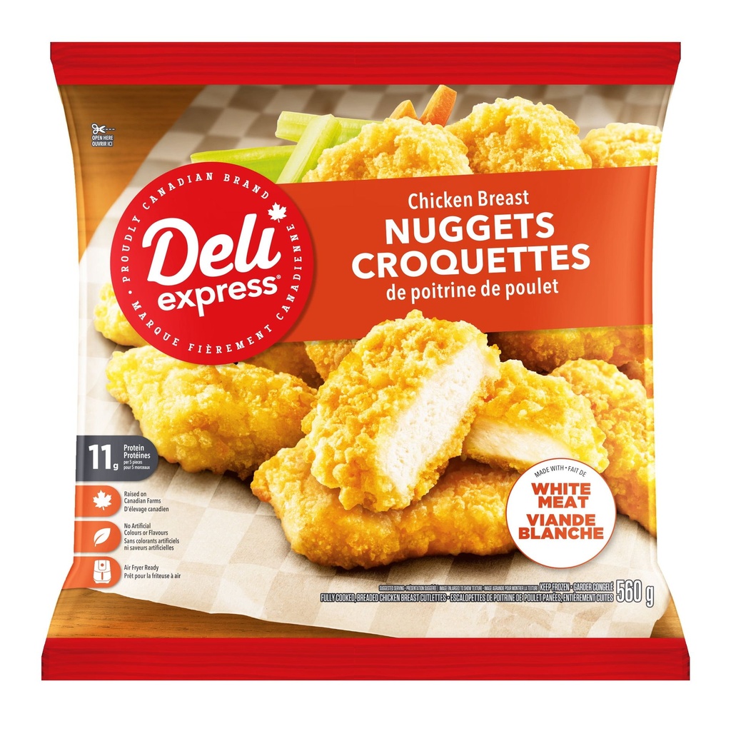 Deli Express Croquettes de poitrine de poulet 560 g
