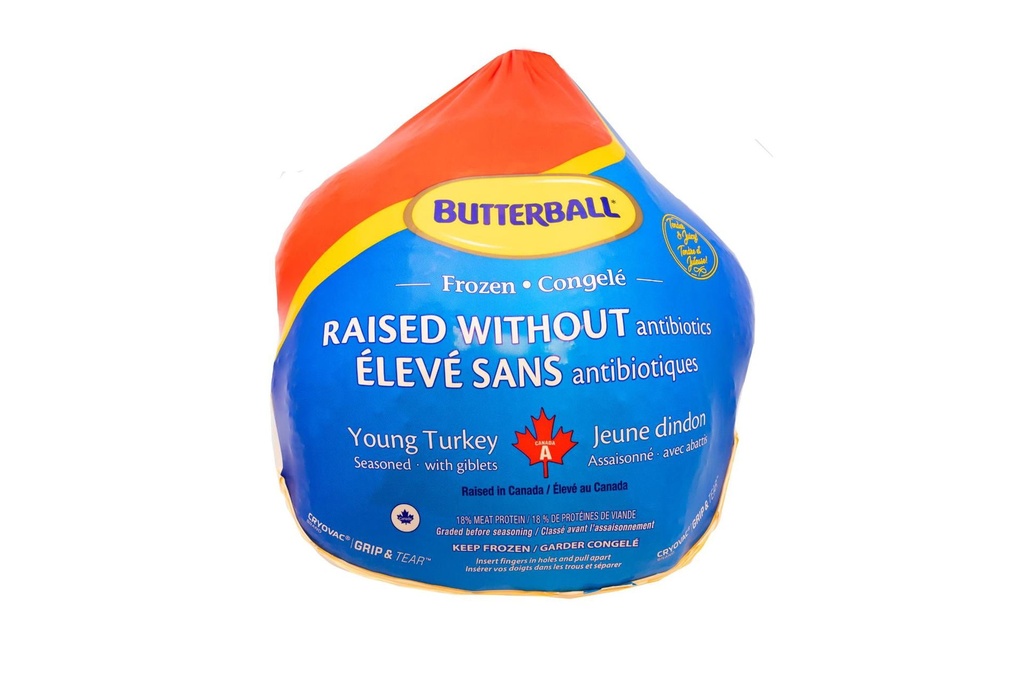 Butterball Dindon Assaisonné Surgelé 5-7kg 5-7 kg