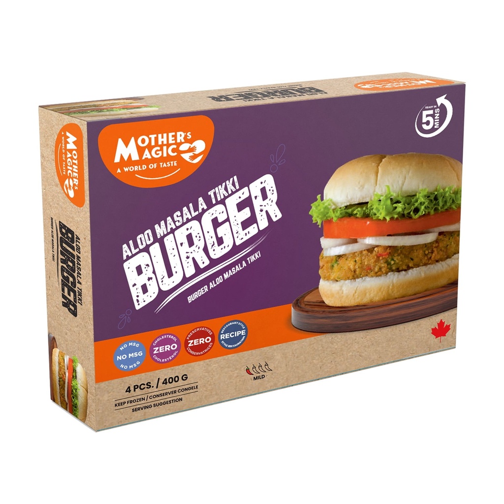 Mothers Magic Mother's Magic Galette de Burger Aloo Tikki Masala Mother's Magic Galette de Burger Aloo Tikki Masala