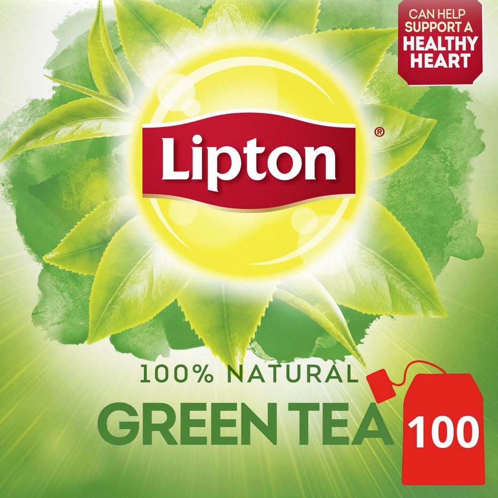 Lipton Yellow Label Thé Vert 100 Sachets