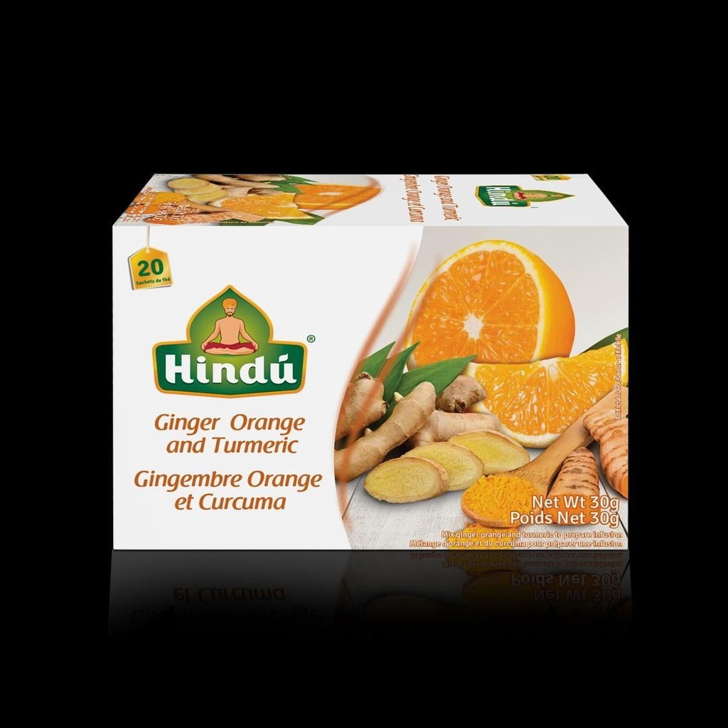 Hindu Fr Gingembre Orange et Curcuma 30gr