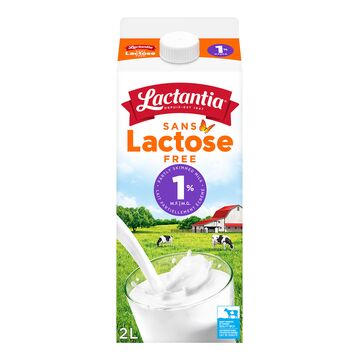 Lait sans lactose 1 %