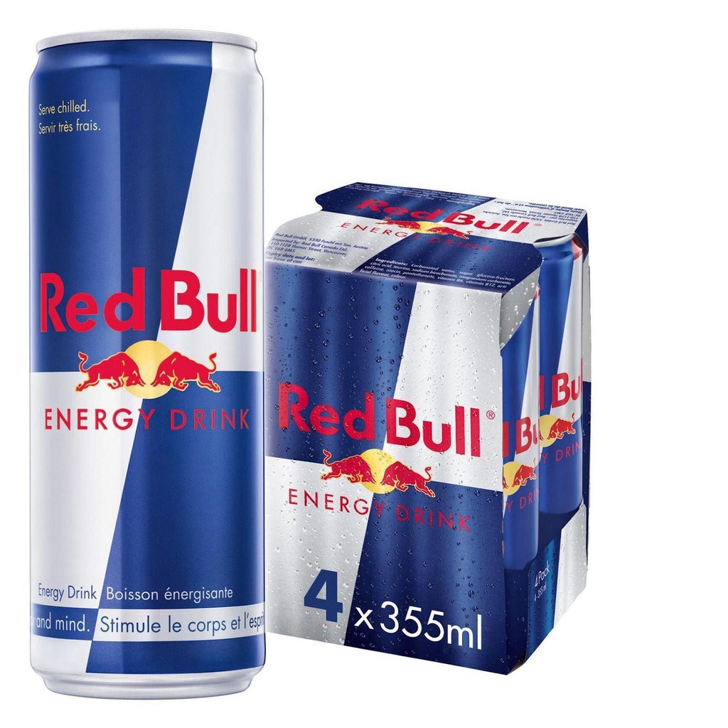 Red Bull Boisson Énergisante4x355ml