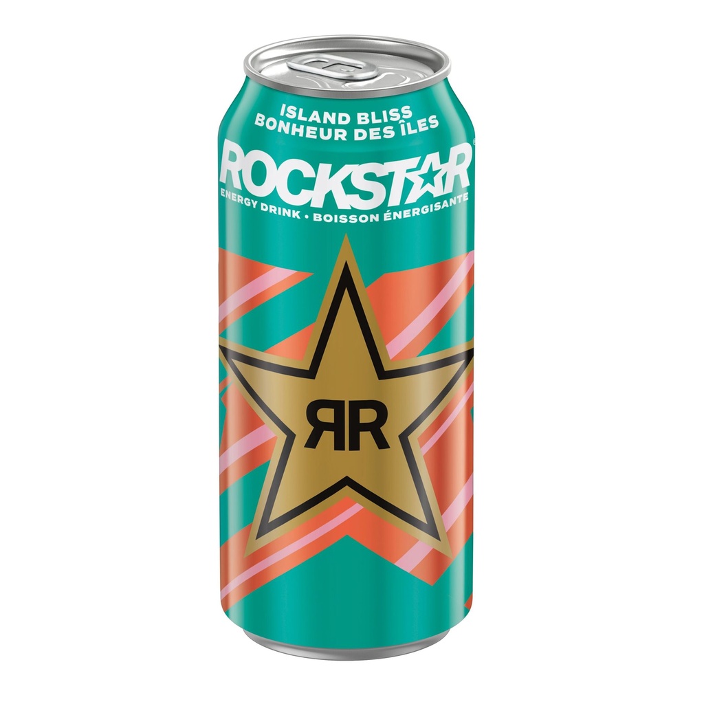 Boisson énergisante Rockstar Bonheur des îles 473 mL, canette
