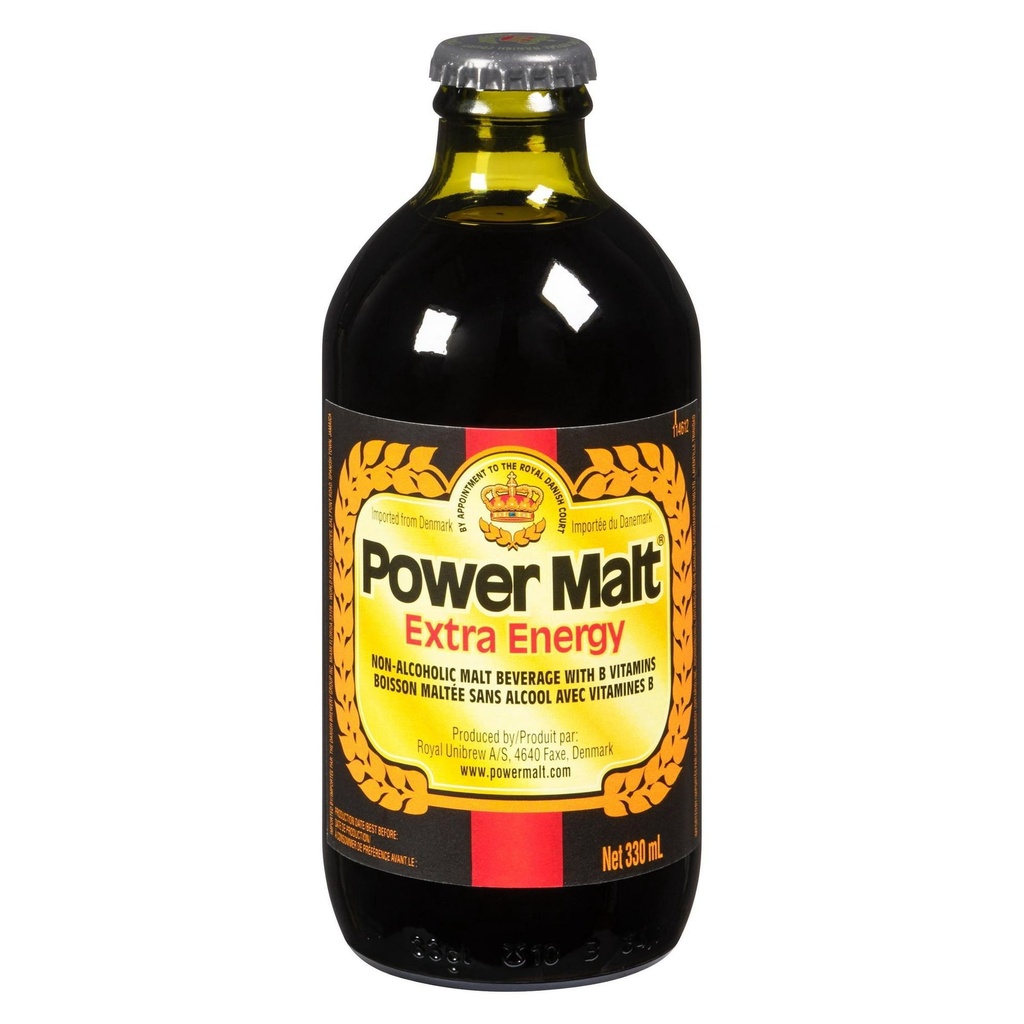 Power Malt Extra Energy, 333ml Bouteille
