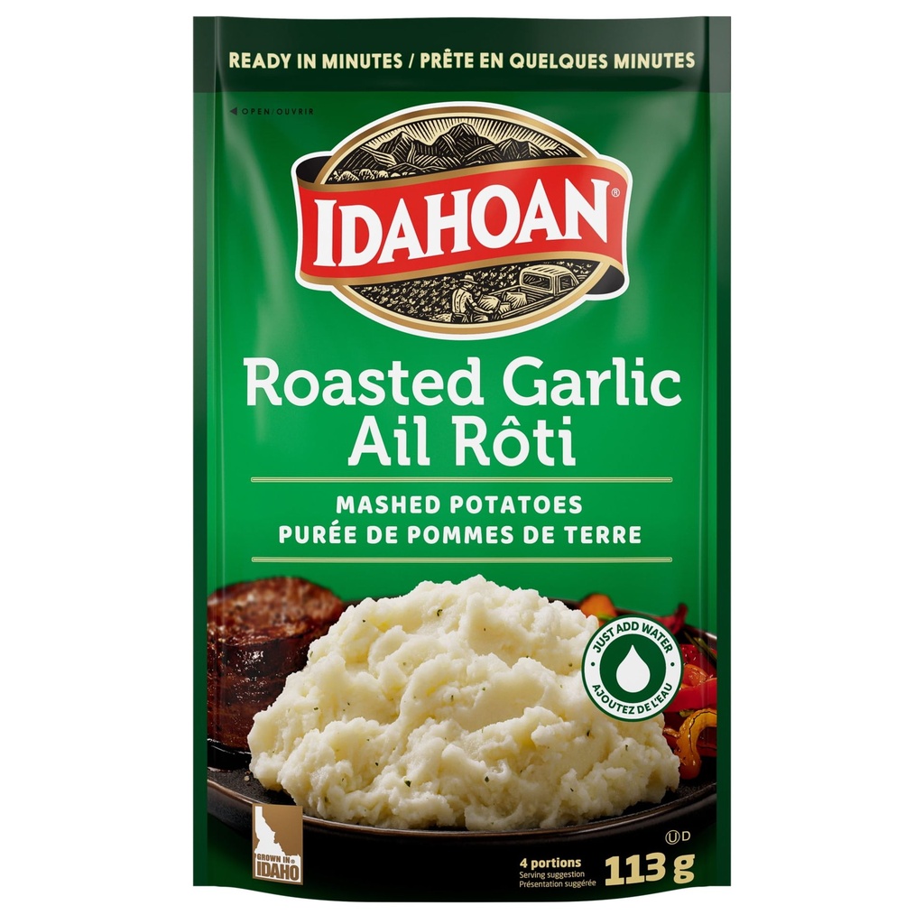 Idahoan - Purée de pommes de terre à l'ail roti d'Idahoan