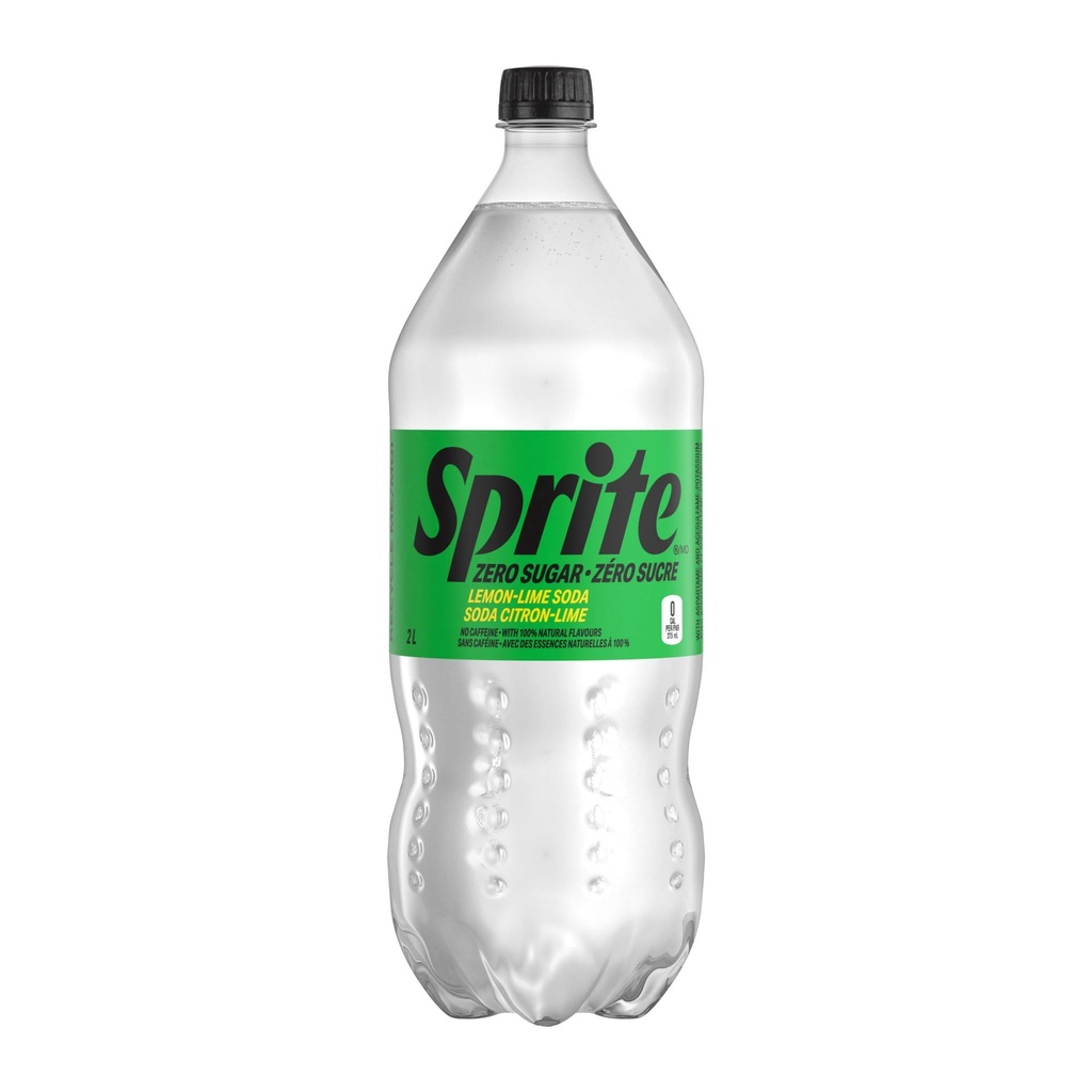 Sprite Zero Boisson gazeuse Sprite Zéro citron-lime bouteille, 2 L