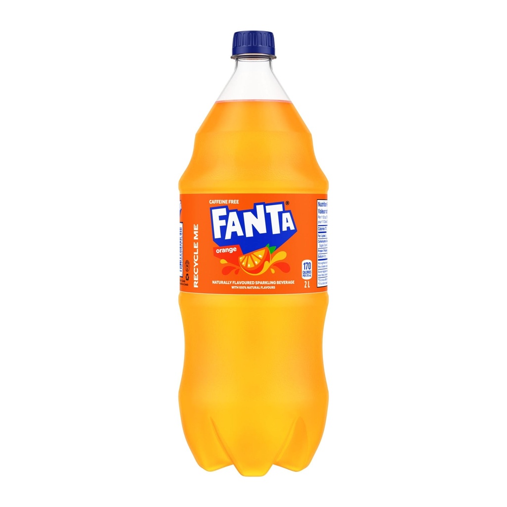 Soda Fanta Orange Bouteille, 2 Liters