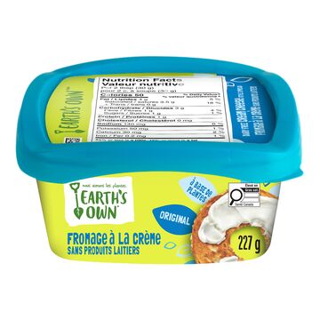 Fromage à la crème sans produits laitiers