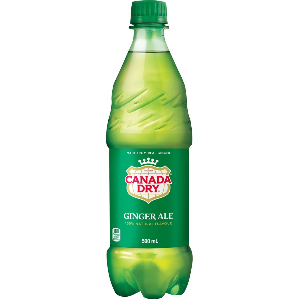 Soda gingembre Canada DryMD - Bouteille de 500&nbsp;mL