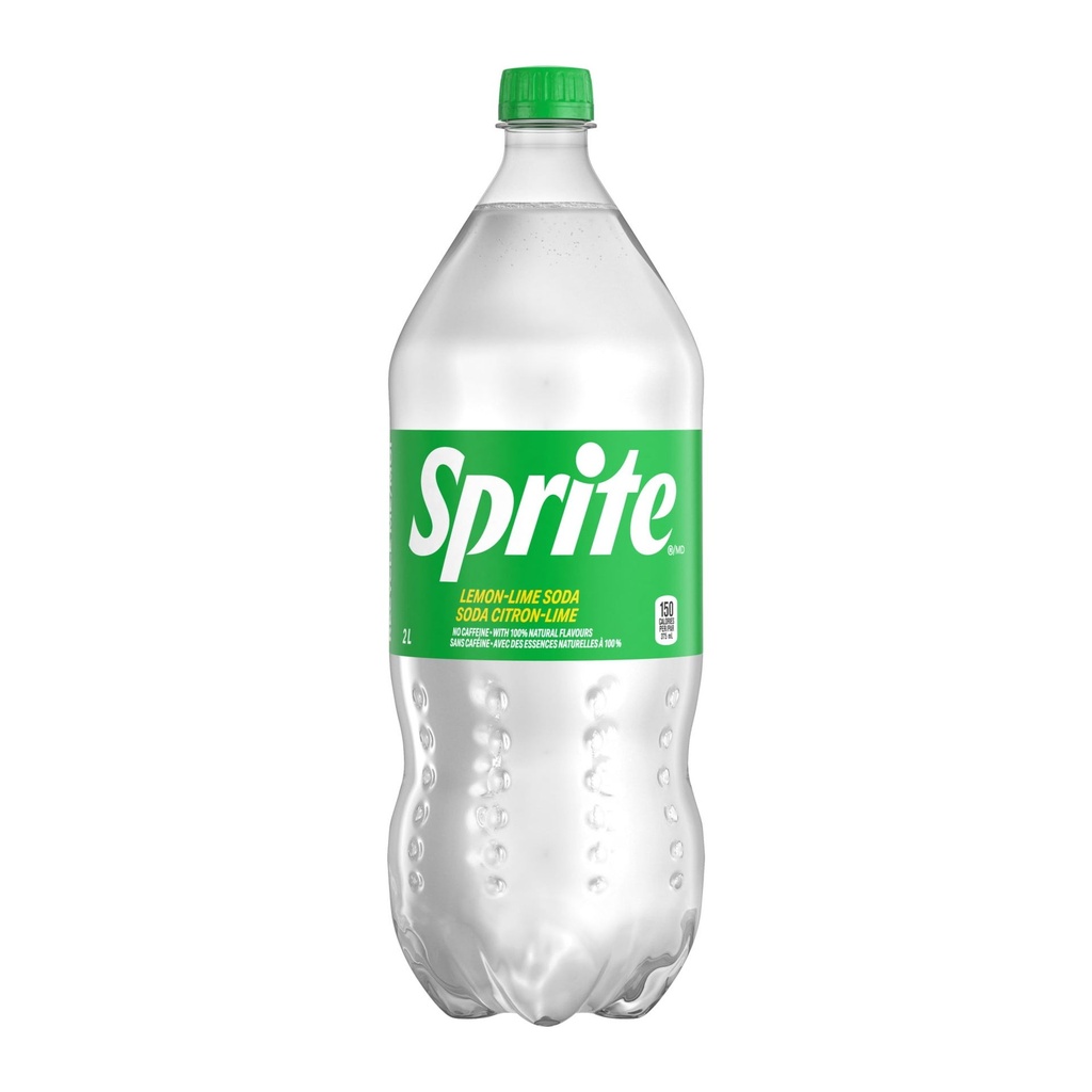 Boisson gazeuse Sprite citron-lime bouteille, 2 L