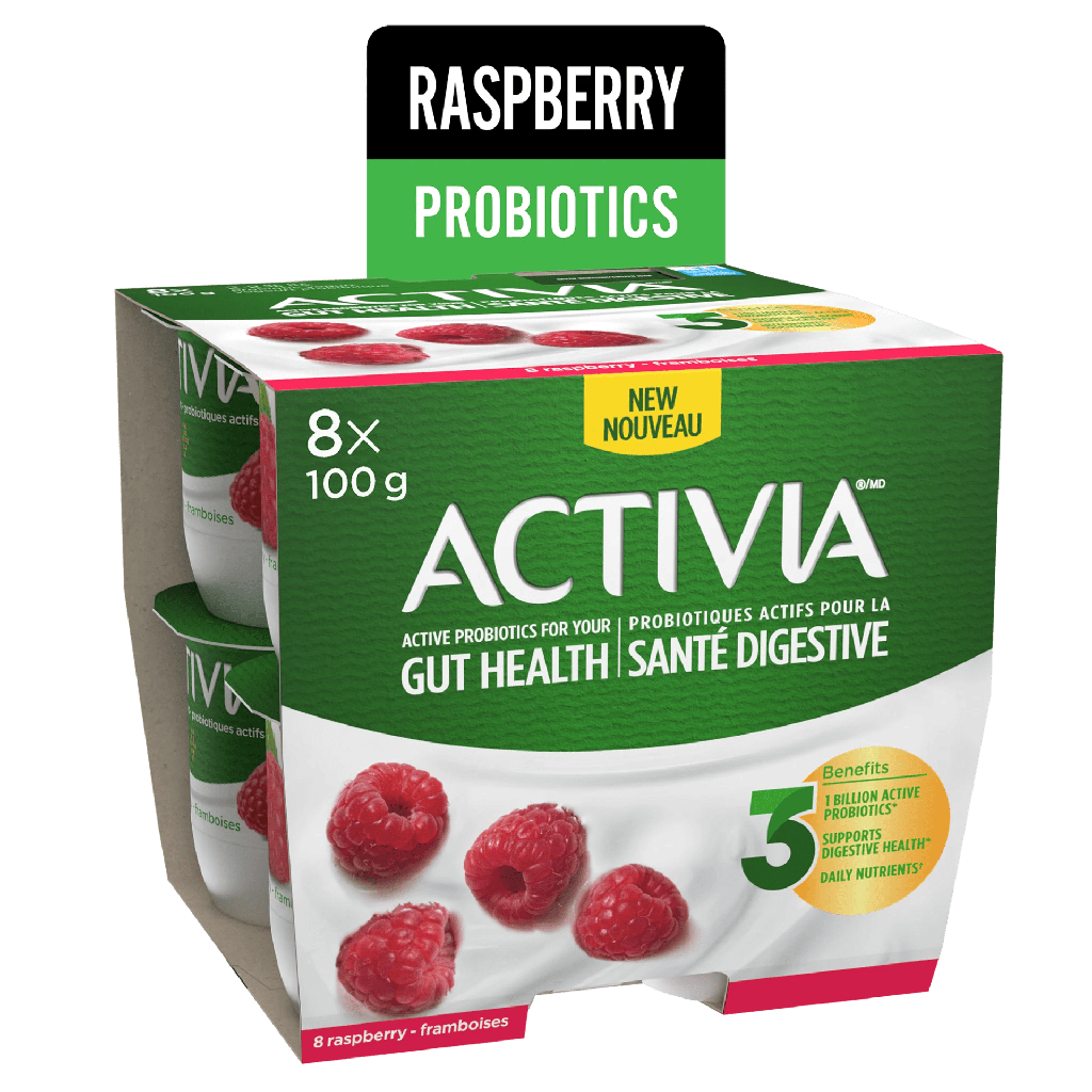 Activia Yogourt Probiotique Framboise 8x100 G