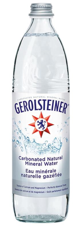 Gerolsteiner Eau Minérale en Bouteille de Verre 750ml
