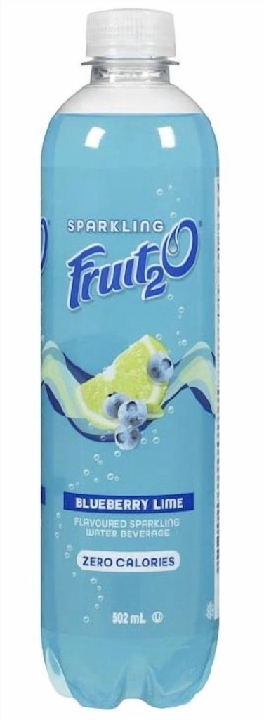 Fruit2O Fruit 2O Boisson pétillante Bleuet Lime Twists