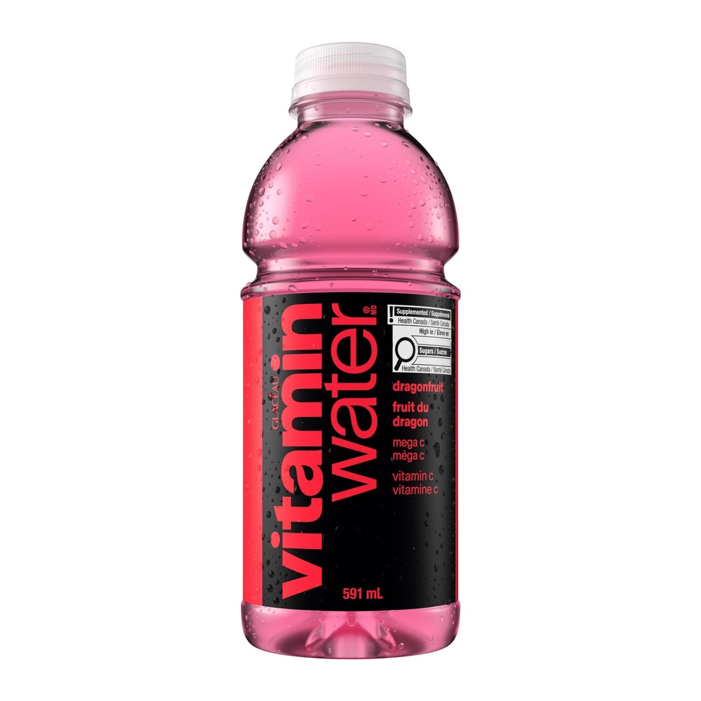 Glaceau vitaminwater boisson enrichie mega-c en bouteille, 591 mL