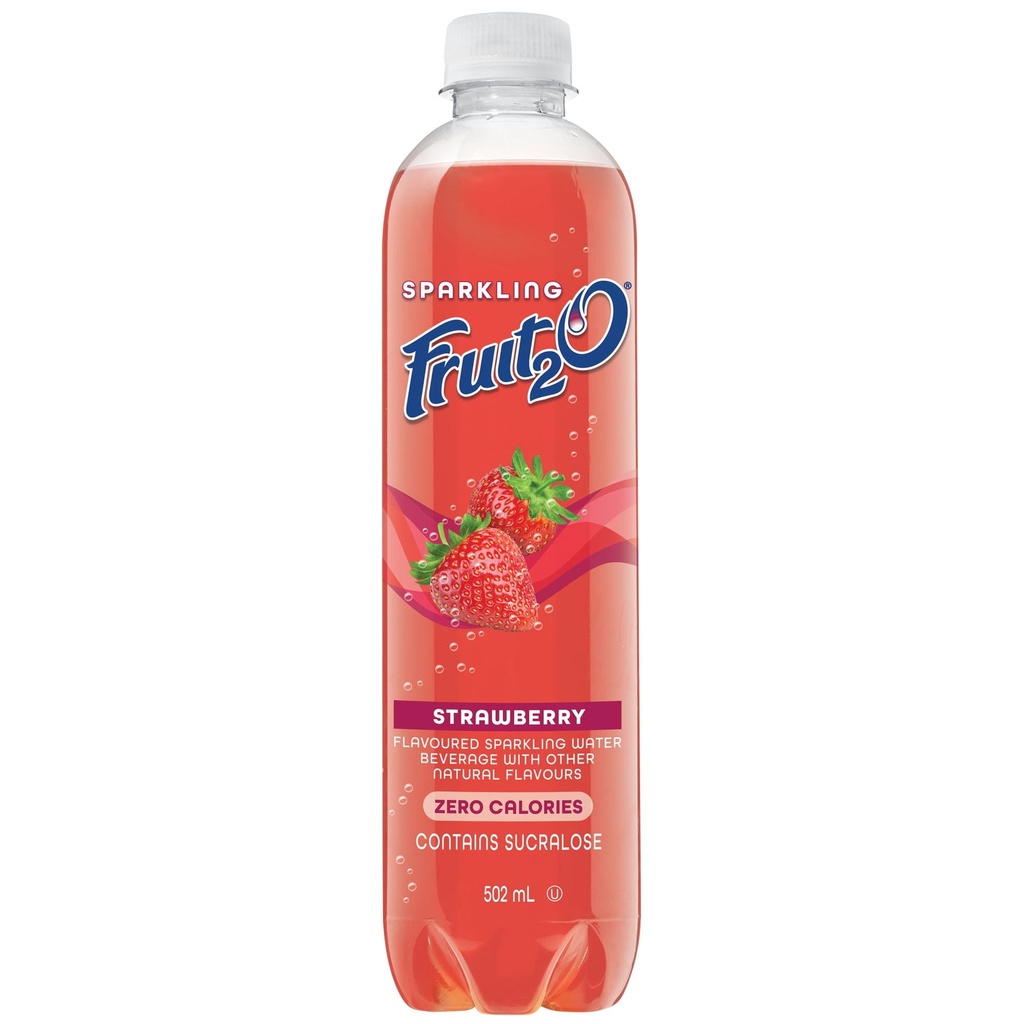 Fruit2O Pétillant Fraise 502ML