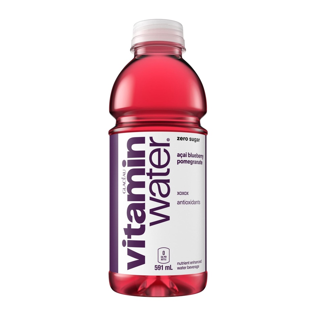 Glaceau vitaminwater boisson enrichie zero xoxox en bouteille, 591 mL