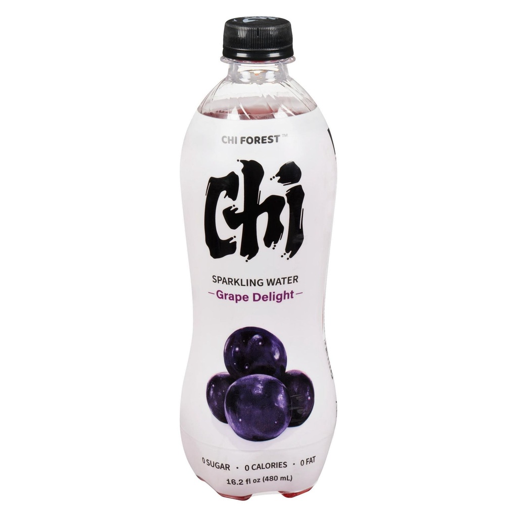 Genki Forest Eau Pétillante Saveur Délice de Raisin