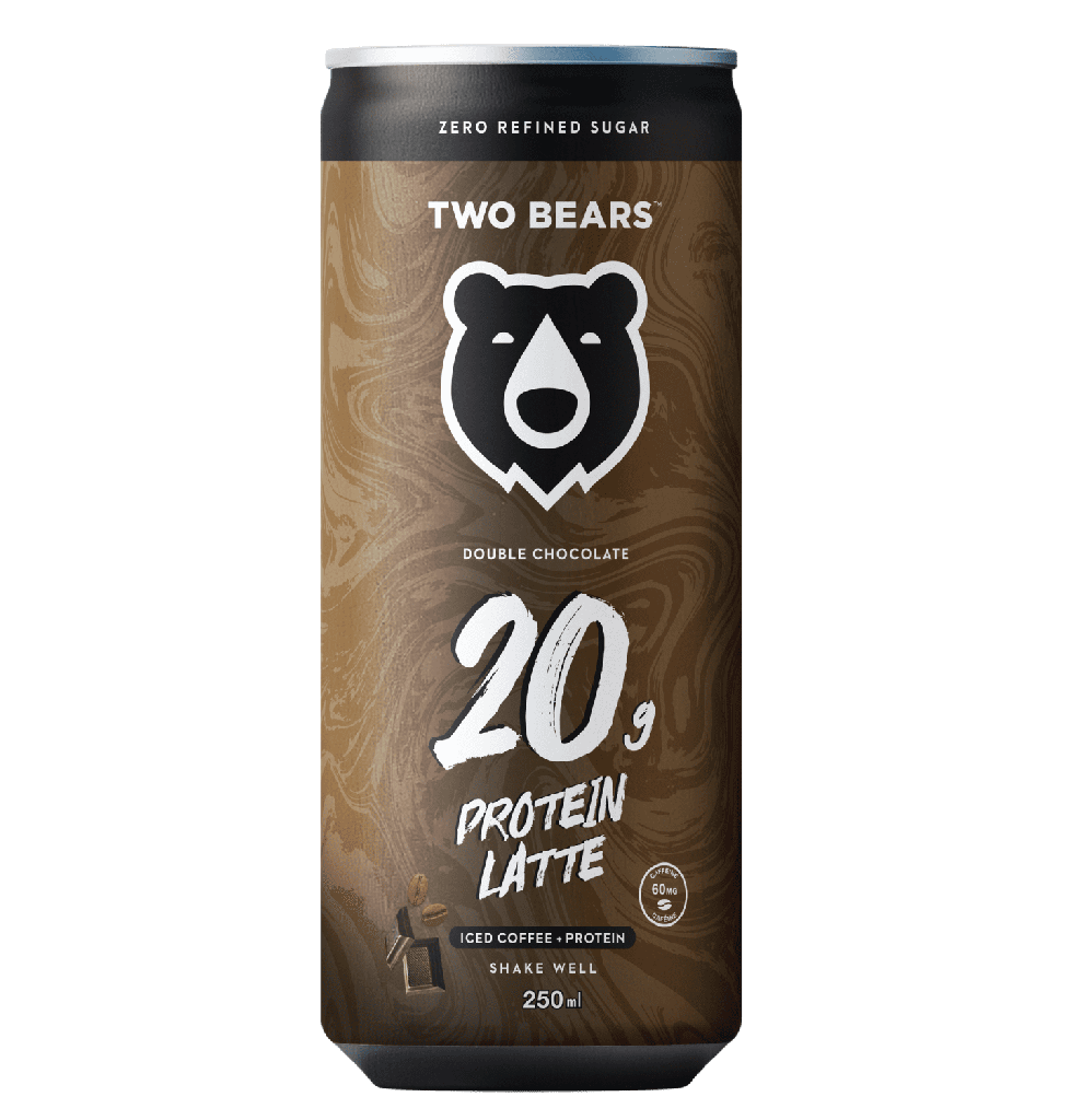 TWO BEARS Latte Protéiné au Chocolat, 250ml