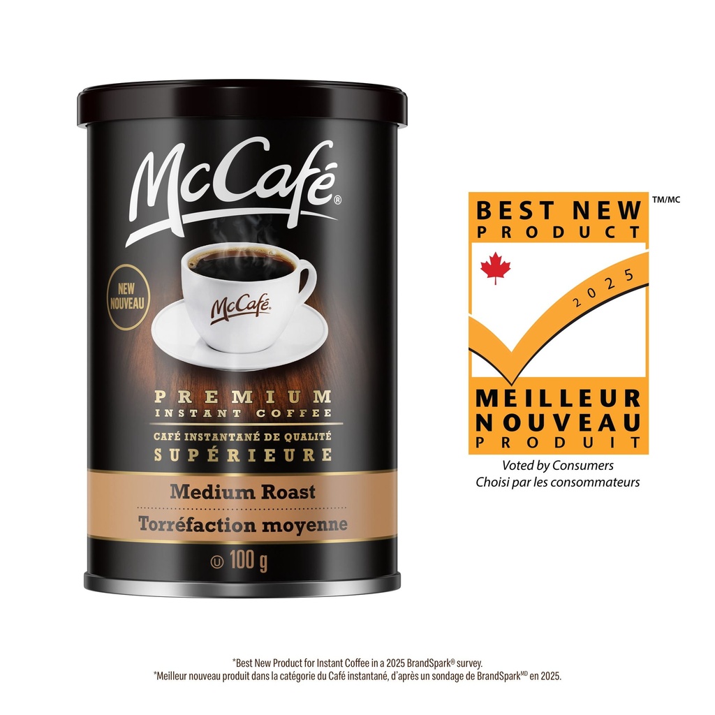 McCafé Café Instantané De Qualité Supérieure, Torréfaction Moyenne