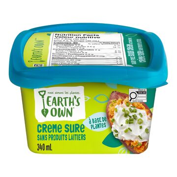 Earth's Own Crème sure sans produits laitiers
