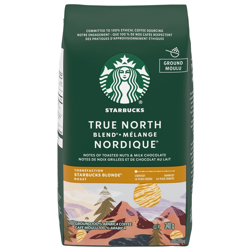 STARBUCKS Café Moulu Torréfaction Blonde Mélange Nordique