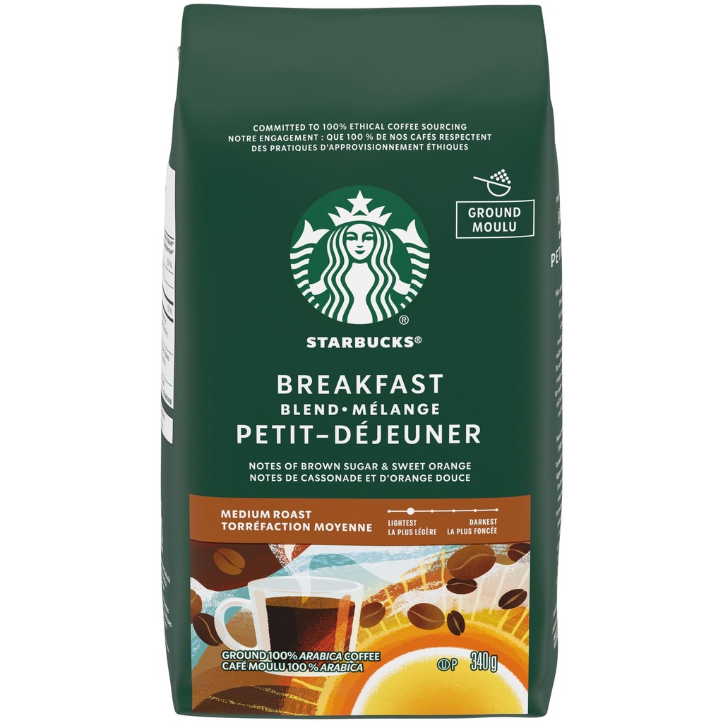 STARBUCKS Mélange Petit Déjeuner Moulu