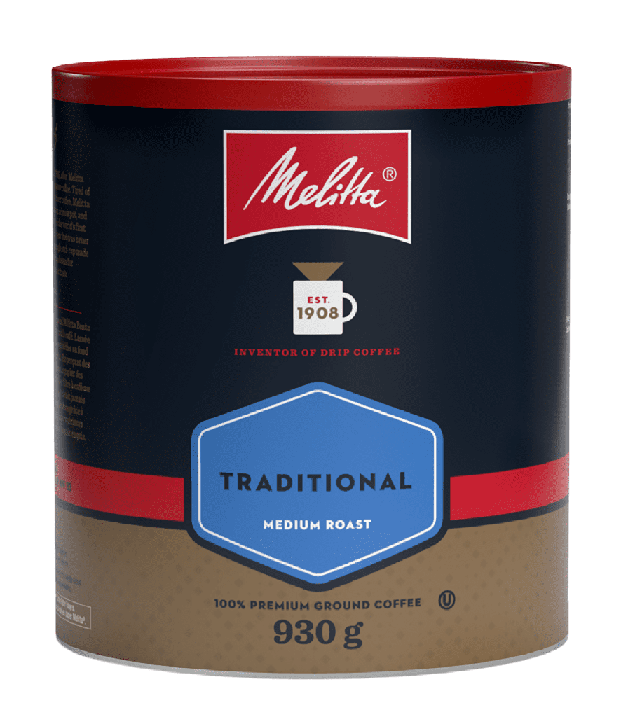 Café moulu traditionnel de Melitta - torréfaction moyenne