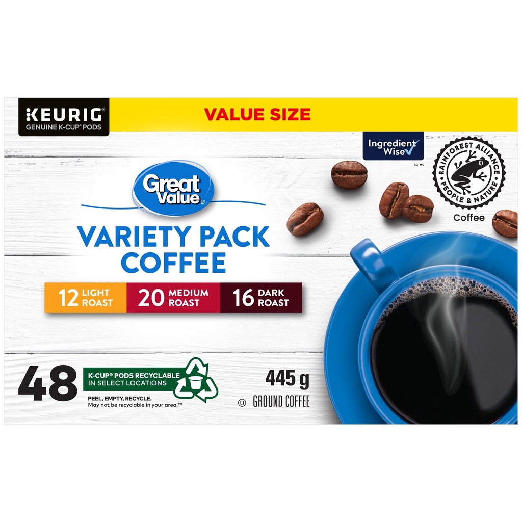 Assortiment de café Great Value