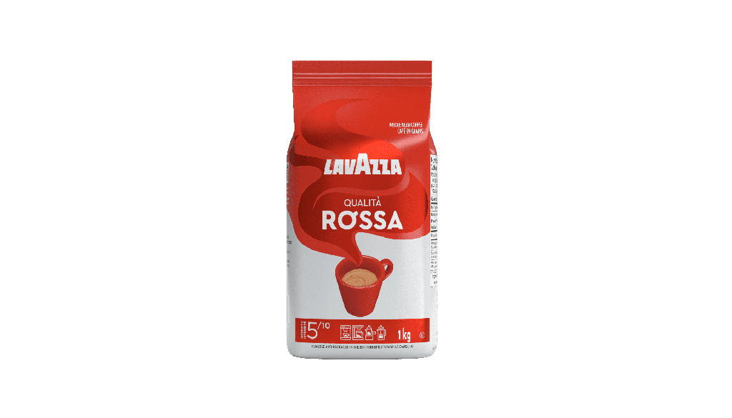Lavazza - Qualita Rossa - Torréfaction moyenne 1KG Sac de café italien