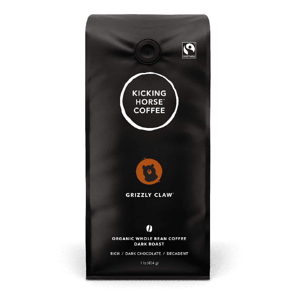 Kicking Horse® Coffee Café á grains entiers à torréfacation corsée Grizzly ClawMD biologique Coffee de Kicking HorseMD