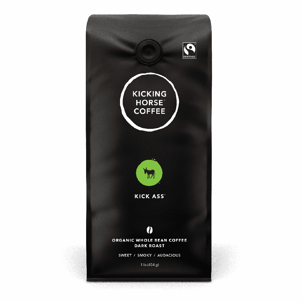 Kicking Horse® Coffee Café á grains entiers à torréfacation corsée Kick AssMD biologique Coffee de Kicking HorseMD
