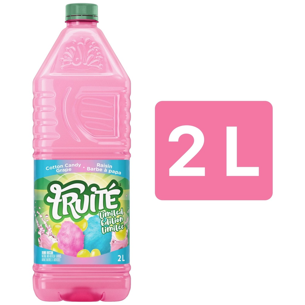 Fruité Édition limitée Raisin barbe à papa 2 L