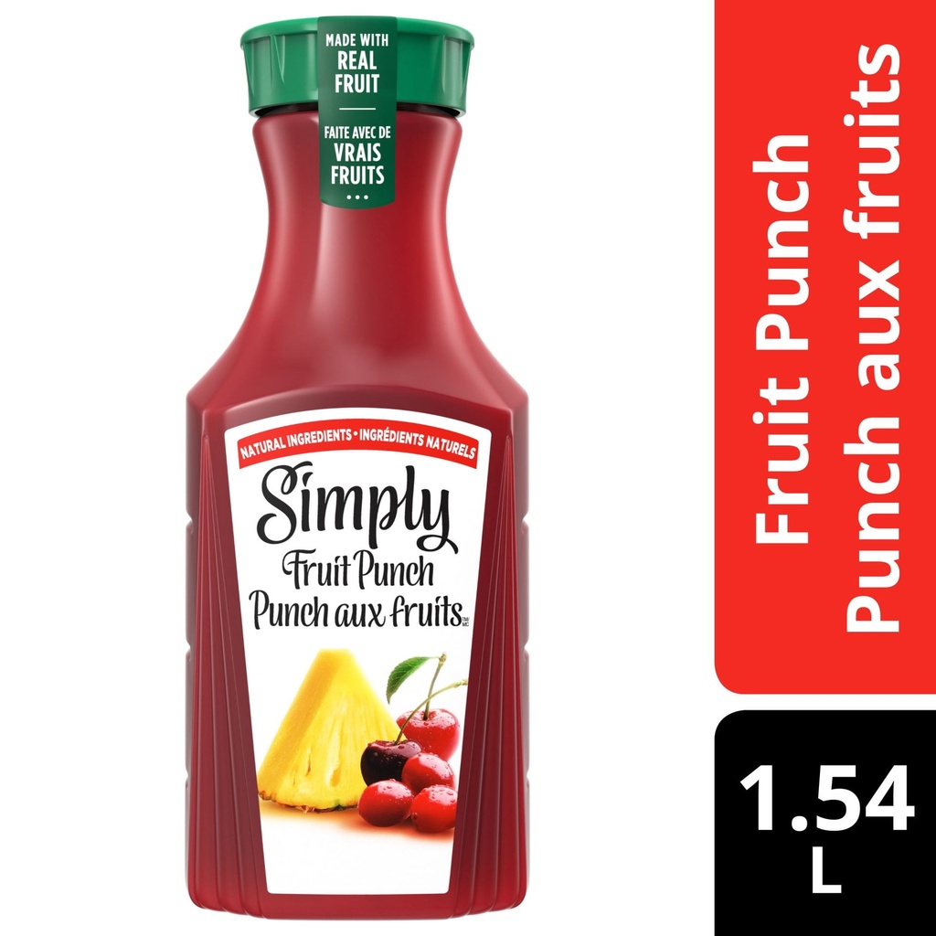 Simply Bouteille de Punch aux Fruits, 1.54 Litres