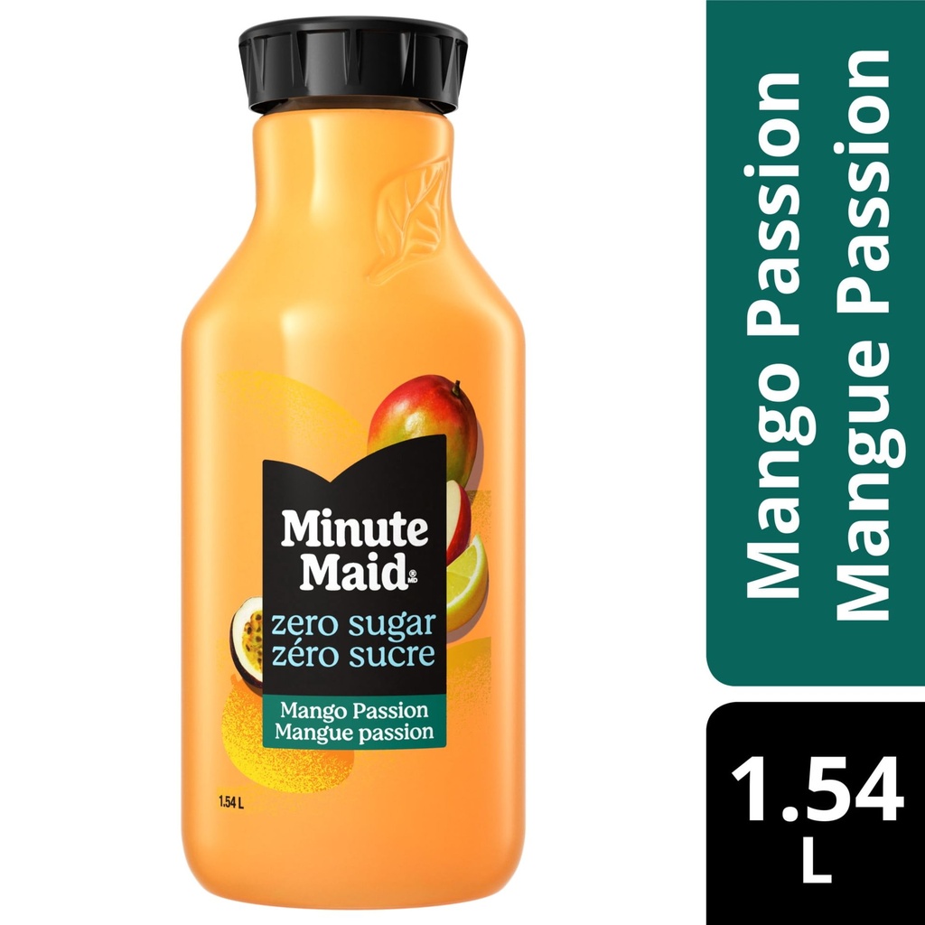 Minute Maid Zero Sucre Ajouté Mangue Passion, 1.54 Liters