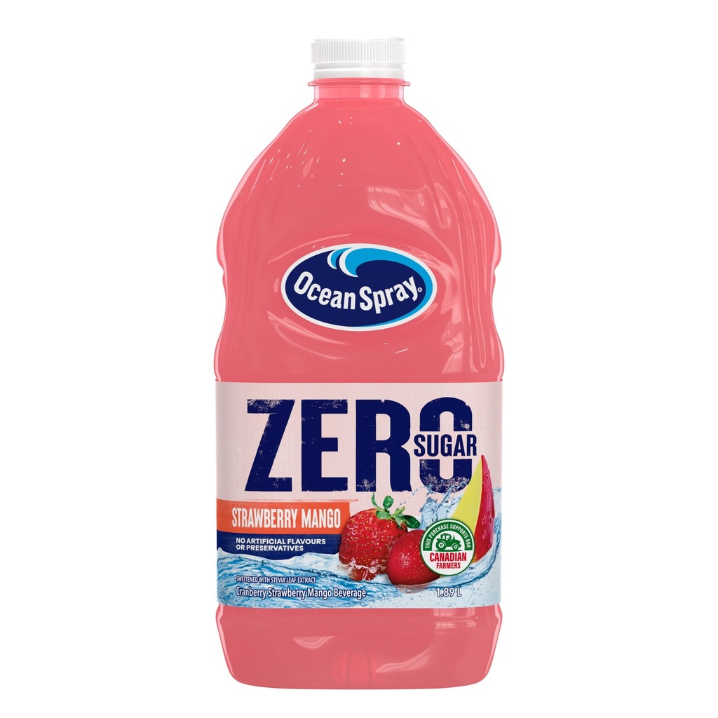 ZÉRO SUCRE FRAISE ET MANGUE OCEAN SPRAY