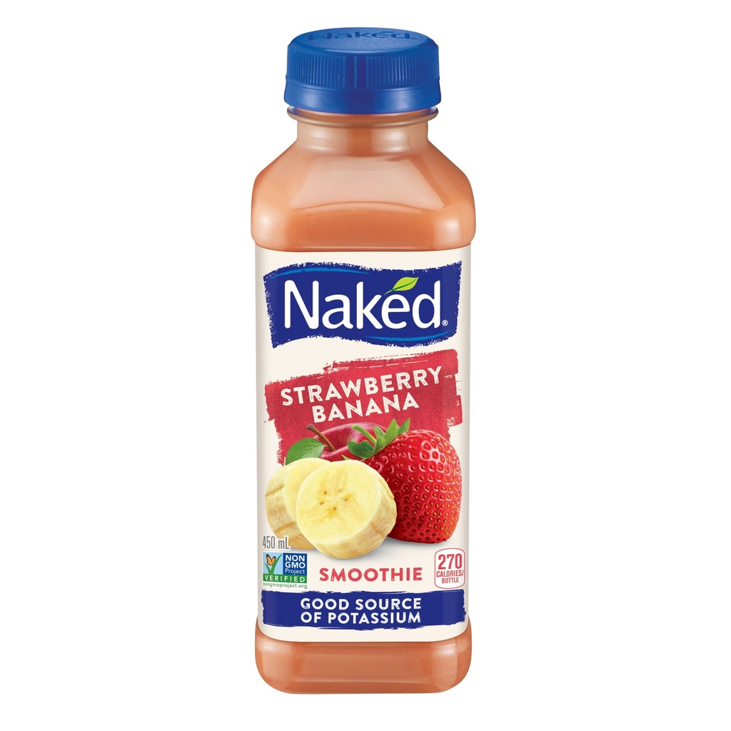 Naked Fraise et Banane Smoothie 450 ml