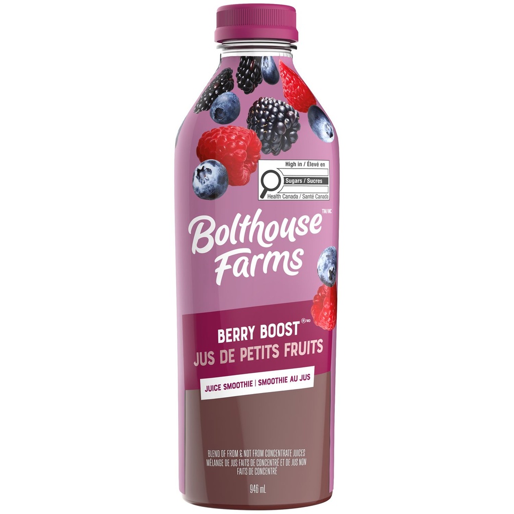 Frappé aux jus de fruits Jus de petits fruitsMC de Bolthouse Farms 7,5 portions, 946 ml