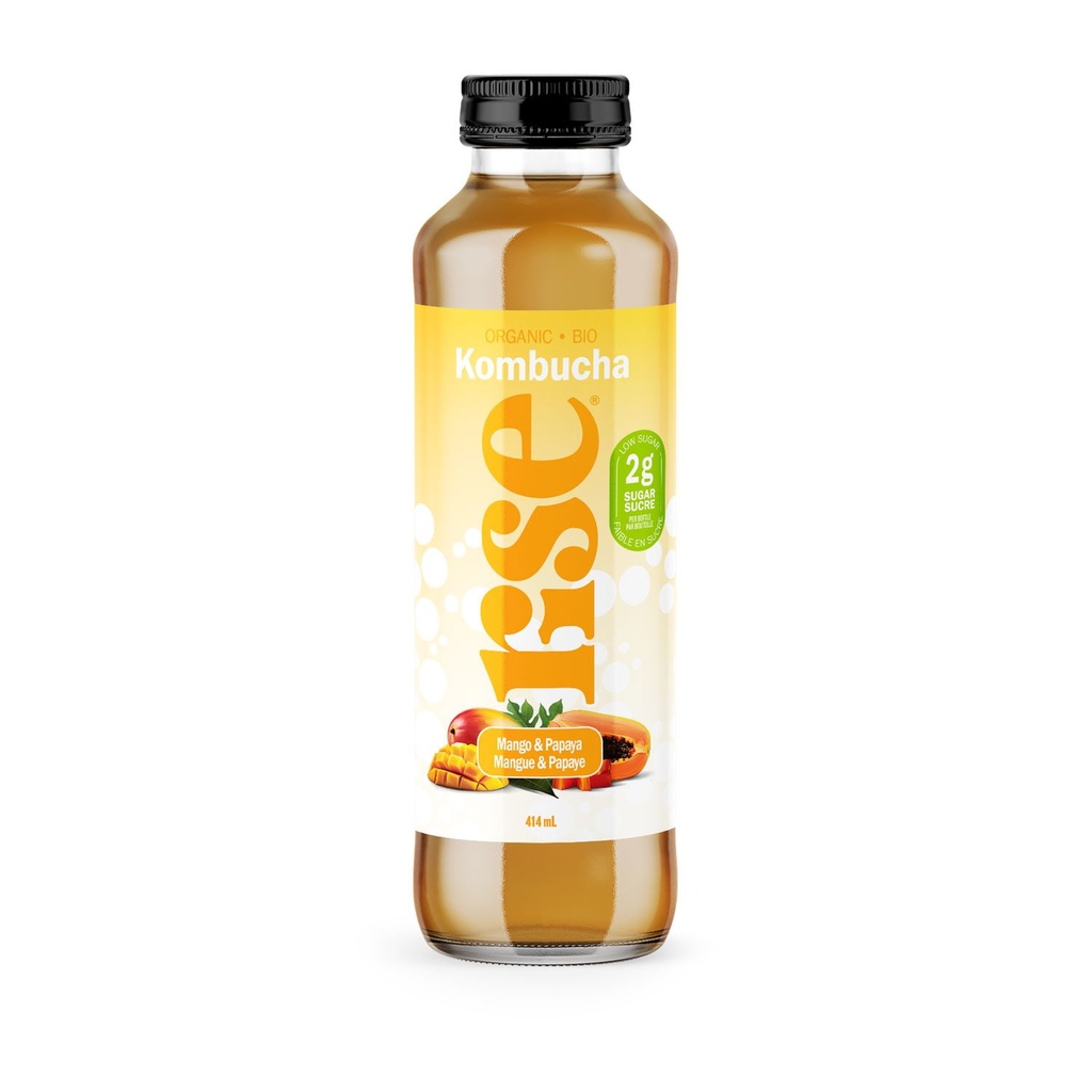 RISE 1g Kombucha Mangue & Papaye 414 ml
