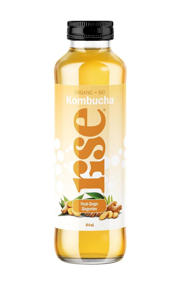 RISE Kombucha Gingembre 414 ml