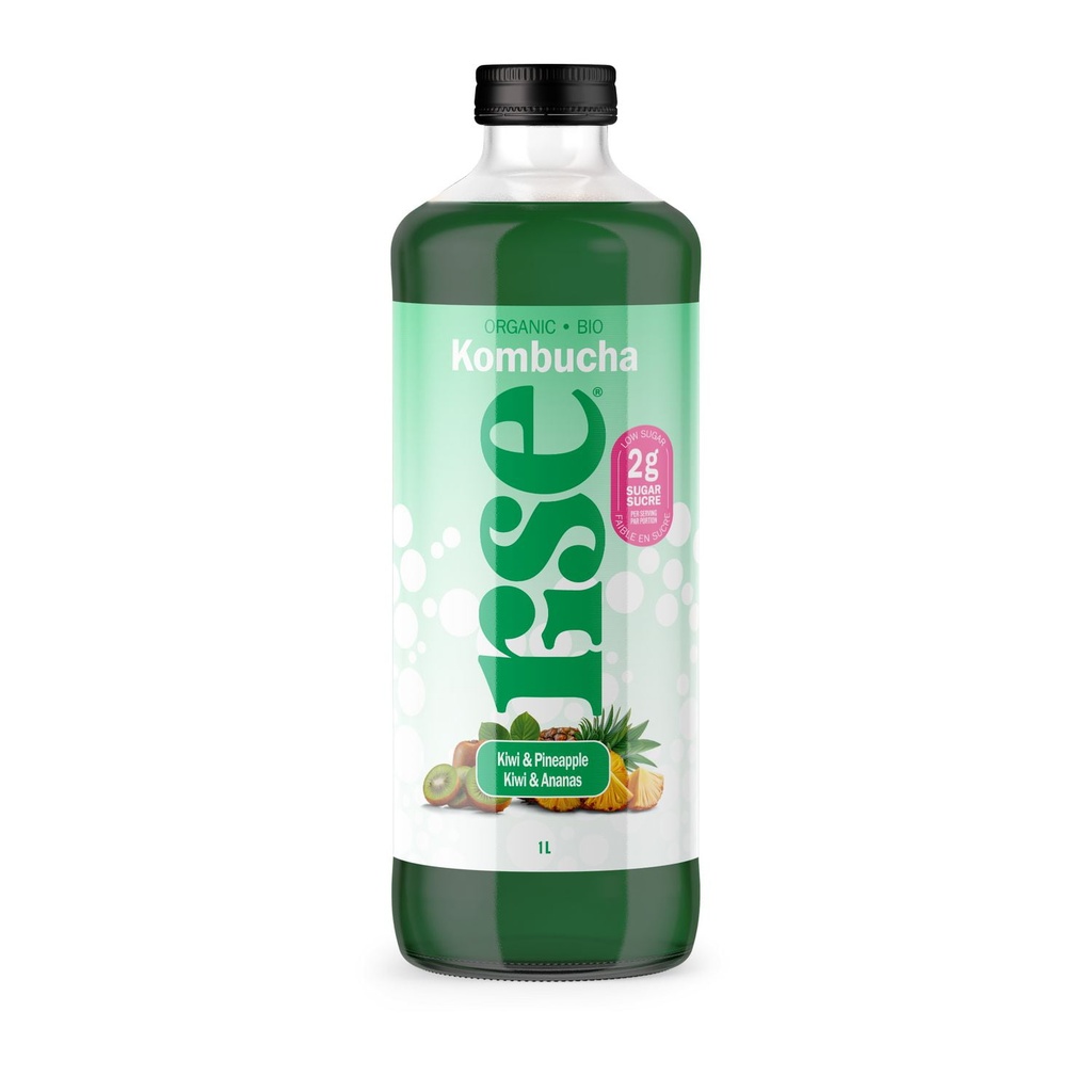 RISE Kombucha Kiwi & Ananas 1L
