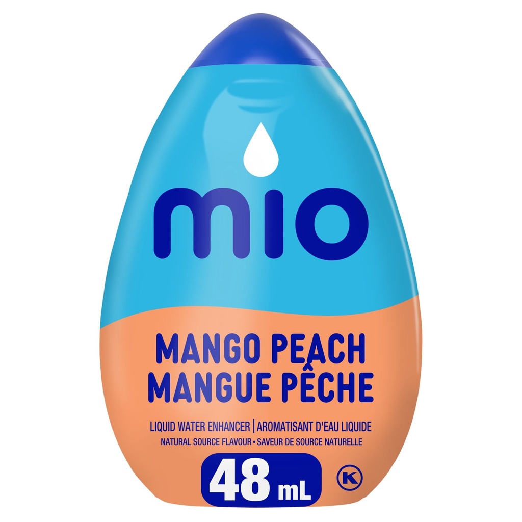 MiO Aromatisant D'Eau Liquide À La Mangue Et À La Pêche, Bouteille