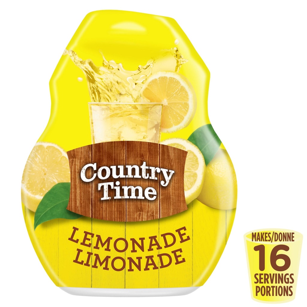 Country Time Mélange De Boisson Liquide Limonade, Bouteille