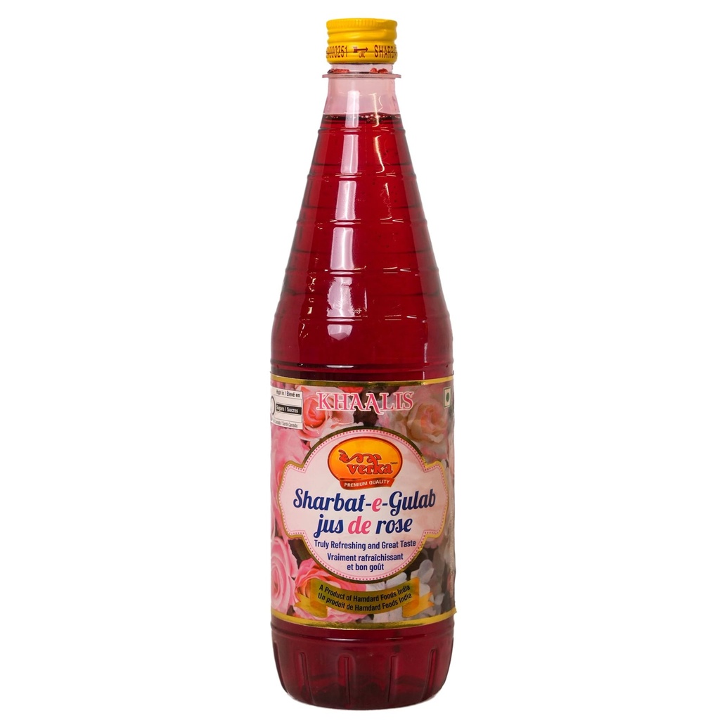 Verka Khaalis Sharbat-e-Gulab Mélange pour Boisson à la Rose