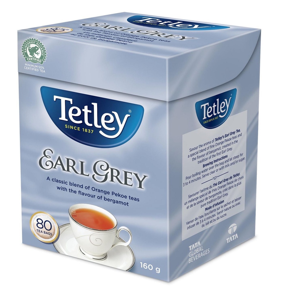 Thé Earl Grey de Tetley