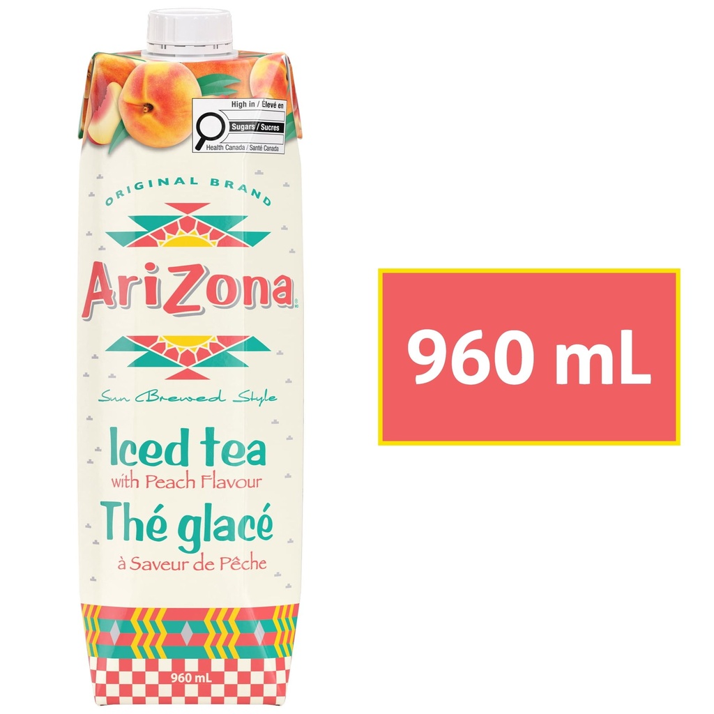 AriZona Thé Glacé à Saveur de Pêche 960ML