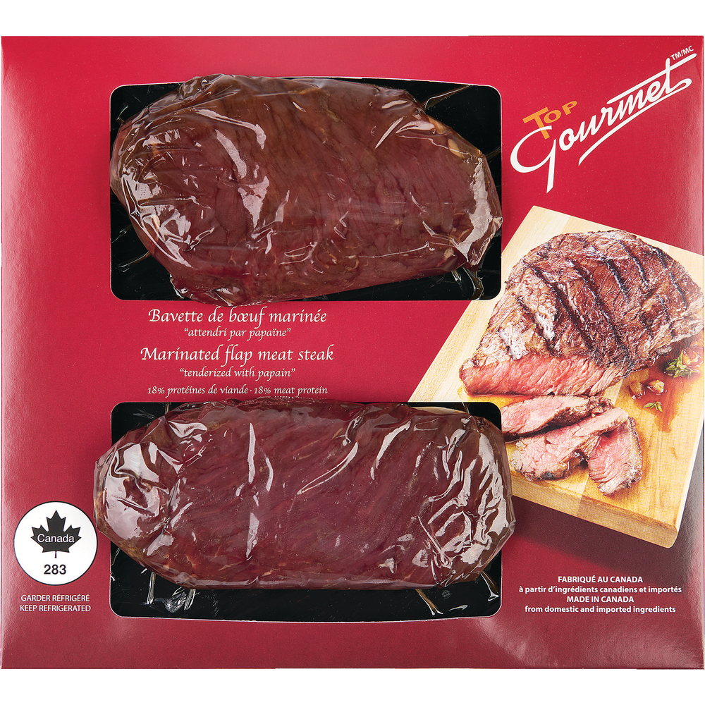 Top Gourmet Bavette de boeuf marinée