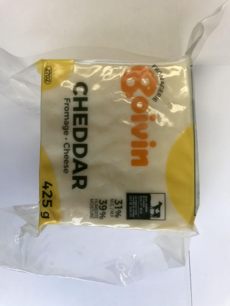 Fromage Boivin Cheddar en bloc Boivin (425 g)