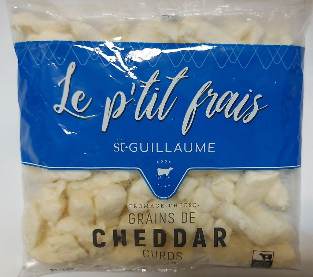 Fromagerie St-Guillaume Frais du jour - St-Guillaume Le P'tit Frais - Cheddar en grains 500g
