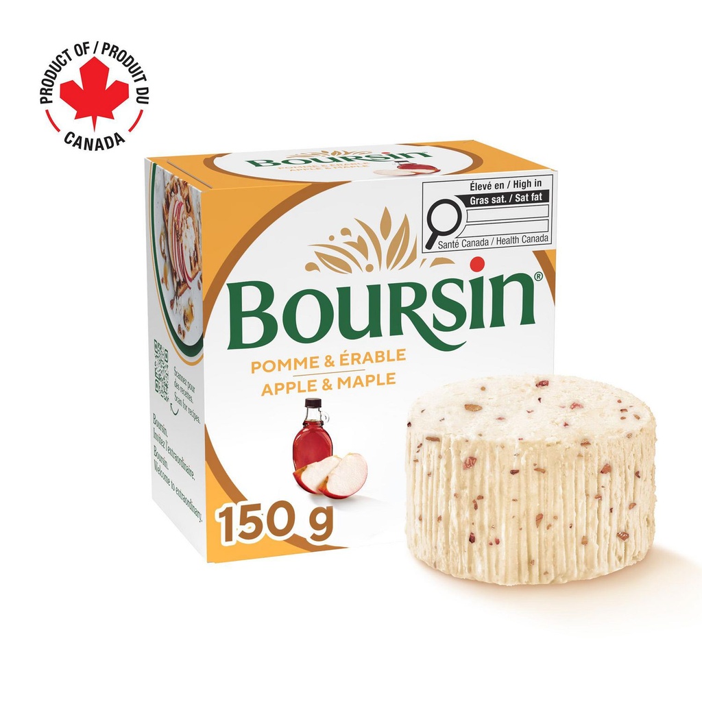Boursin Pomme & Érable, fromage à tartiner 150g